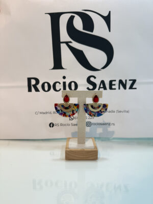 Pendientes Colorín Abanico