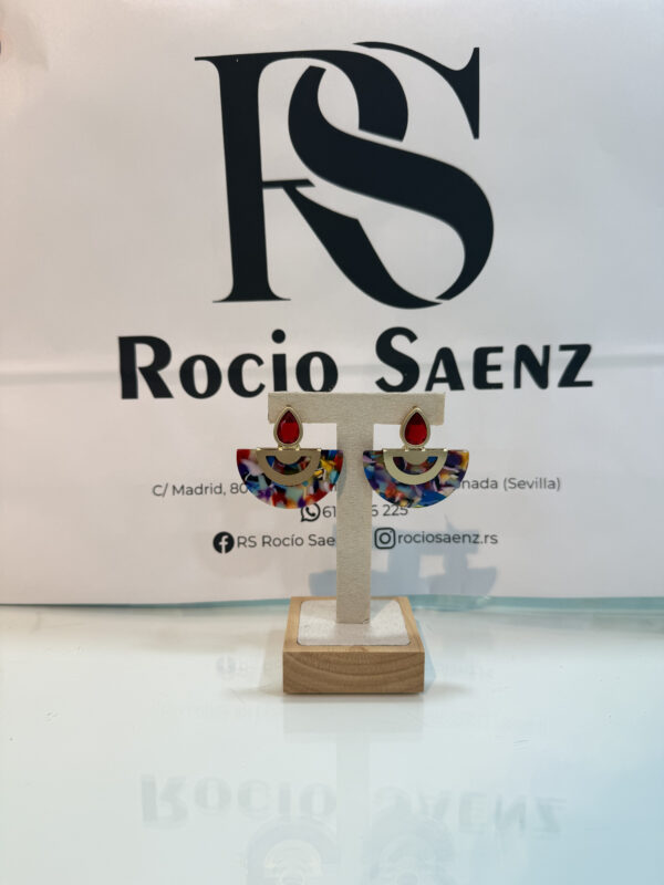 Pendientes Colorín Abanico